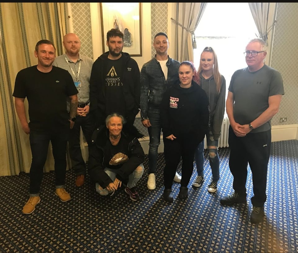 A Core Security and Training course group at the end of a session in Glasgow
